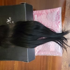 Irresistible Me blk human hair extensions 14"